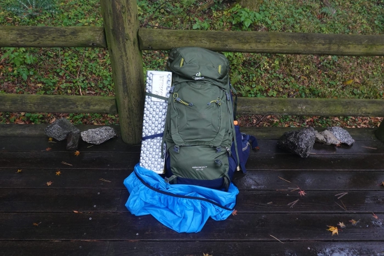 登山のテント泊に必要な装備一式